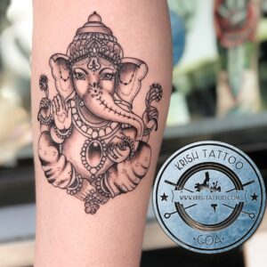 Amazing lord ganesha tattoo